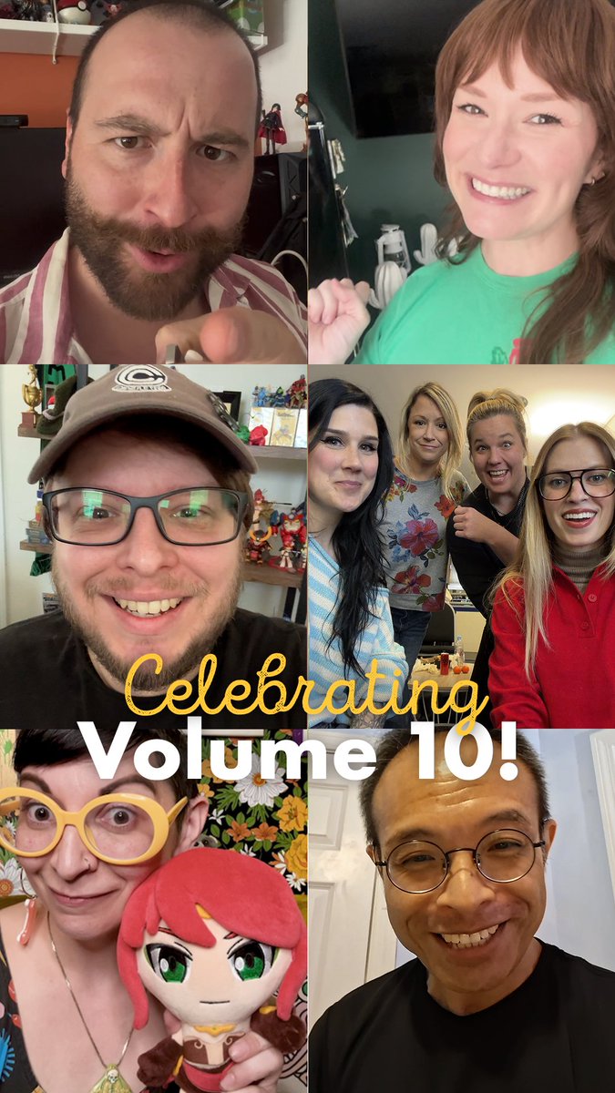 Passing the phone to some folks who are really excited about for Volume 10! We did it, FNDM! 🎉❤️🤍🖤💛 #greenlightvolume10