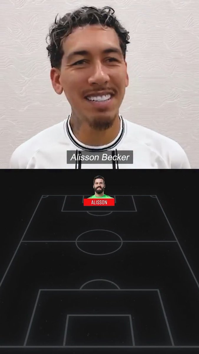 Roberto Firmino has picked his best Premier League XI from players he’s played with and against 😂🔴 (🎥 Sports Illustrated FC & مؤسسة دوري نجوم قطر 🇶🇦)