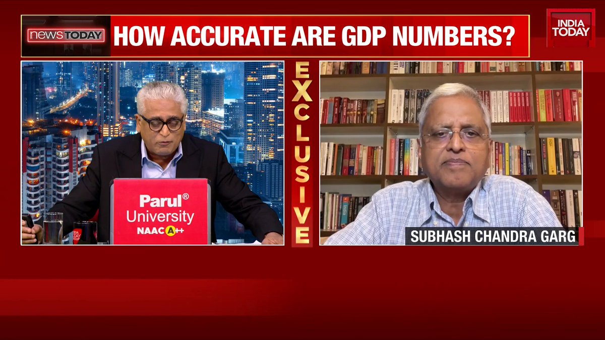 #WATCH- Ex Finance & Economic Affairs Secretary Subhash Chandra Garg responds to questions over his motives for triggering the GDP debate, denying any political agenda: "I have nothing to do with politics." Garg also says his decision to take voluntary retirement was made amicably and after discussions with the government. #GDP #GDPGrowth #IndianEconomy #NewsToday Rajdeep Sardesai