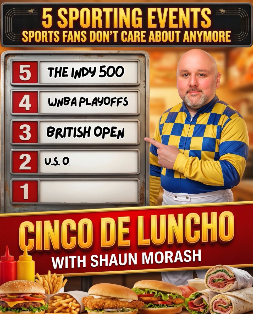 Morash ranks five sporting events that fans do not care about anymore😬 Shaun Morash