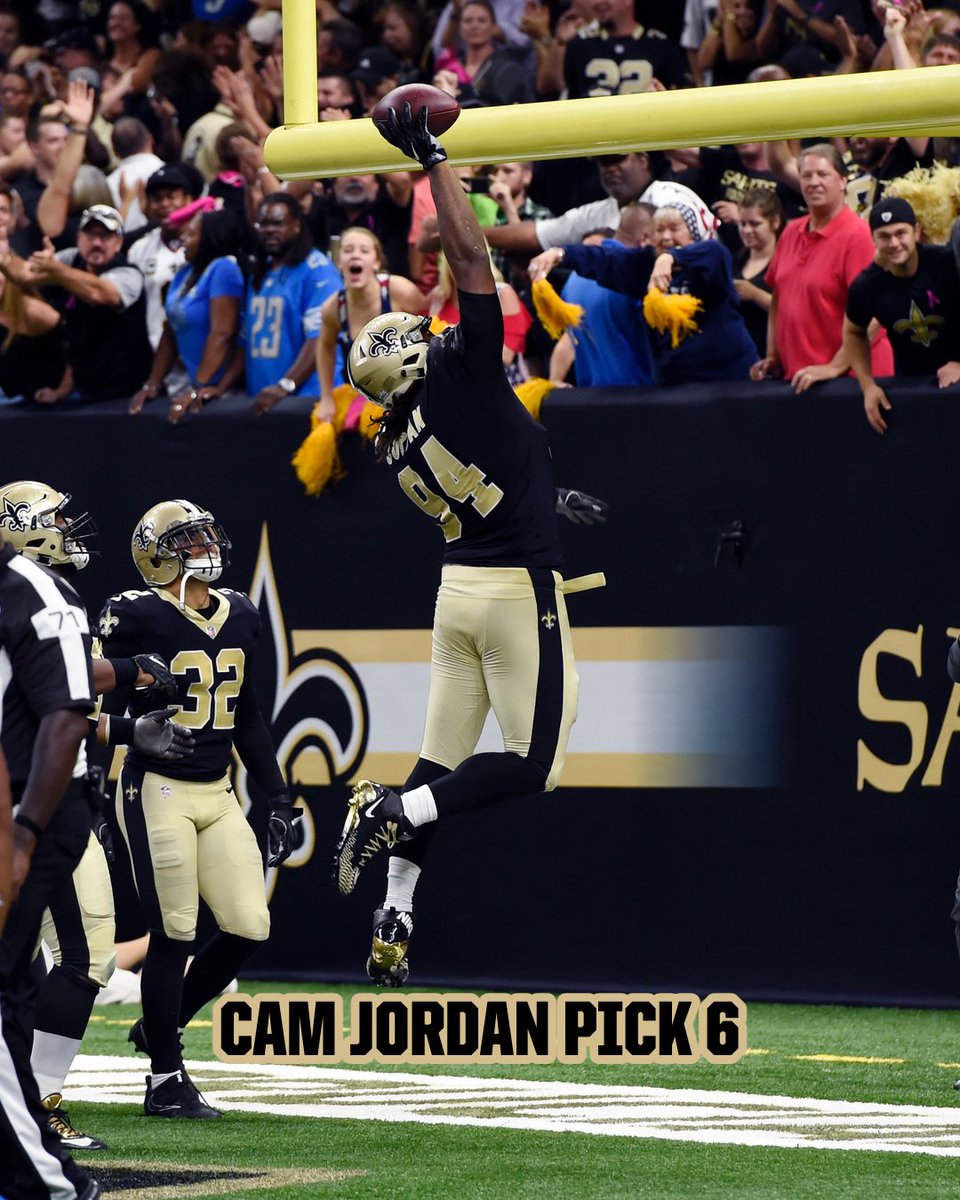 That time Cam Jordan had a pick-6 🔥 📺 #NOvsDET 9/13 on FOX