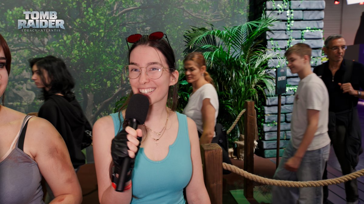Fans celebrated Lara Croft during our cosplay meetup @Gamescom! 🫶 Watch here:
