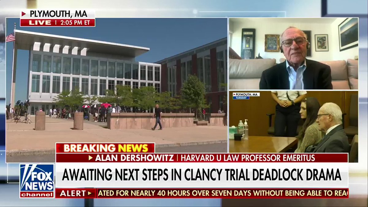 NEW: Alan Dershowitz says prosecutors overreached by pursuing first-degree murder against Lindsay Clancy and predicts they won't make the same move if the case is tried again. There is no dispute that Clancy killed her three children, he says. The real fight is over her mental state and whether she met the legal standard for insanity. Dershowitz points to the hung jury as evidence that reasonable people can come down on opposite sides of that question and says a plea deal could ultimately make sense for both sides. | America Reports