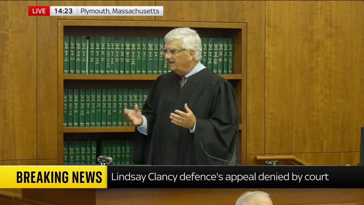 BREAKING: A mistrial has officially been declared in the Lindsay Clancy murder trial due to a deadlocked jury.