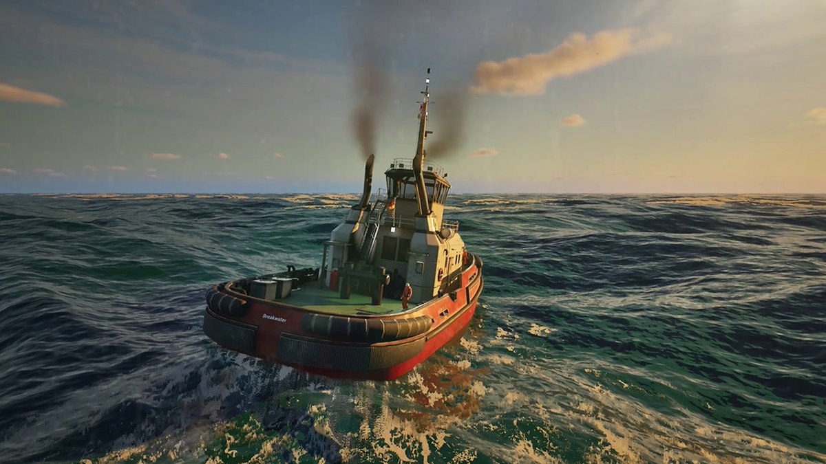Professional Ship Simulator offers players the chance to operate a vast array of ships, from enormous cargo vessels and cruise ships, to smaller tugging and emergency boats. #gamescom2026 Set sail on September 16 in Steam Early Access.