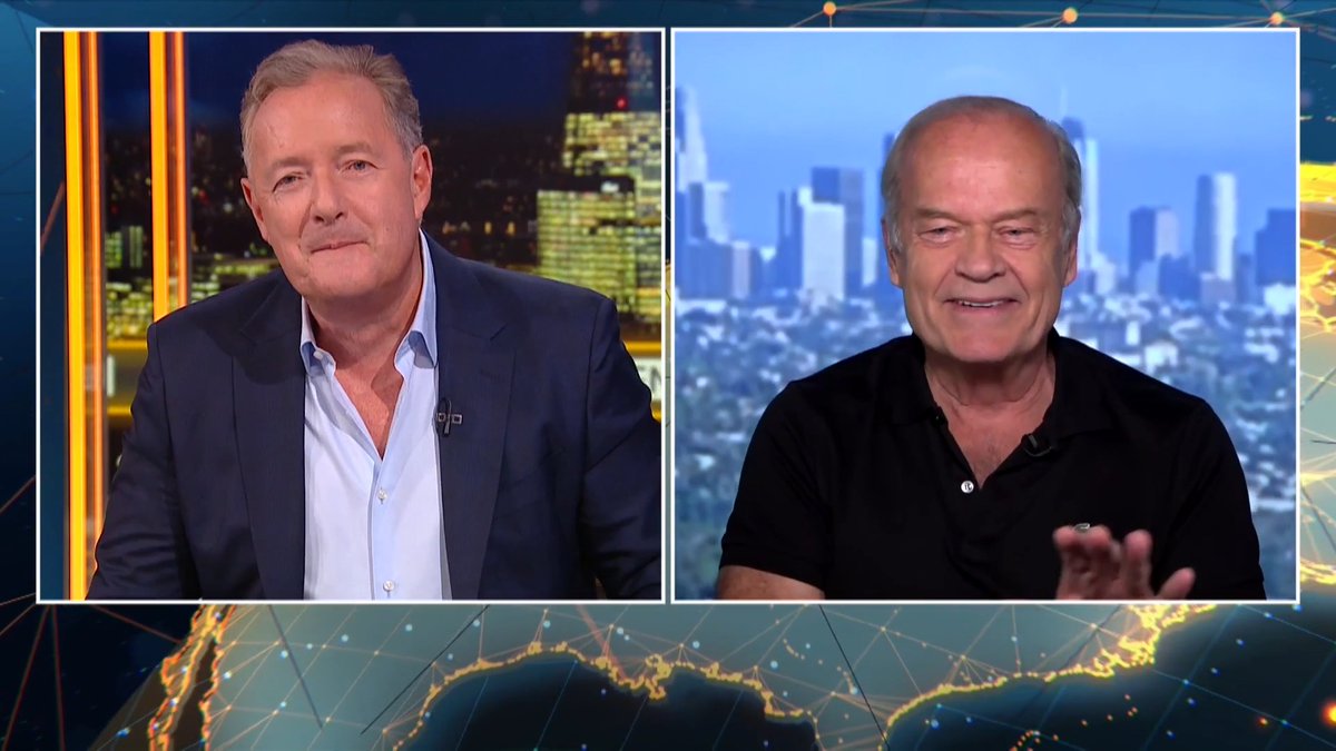 “I’ve been kept in the dark!” Piers Morgan grills Kelsey Grammer on whether he will return as Sideshow Bob in the new Simpsons Movie. 📺 Piers Morgan | Kelsey Grammer