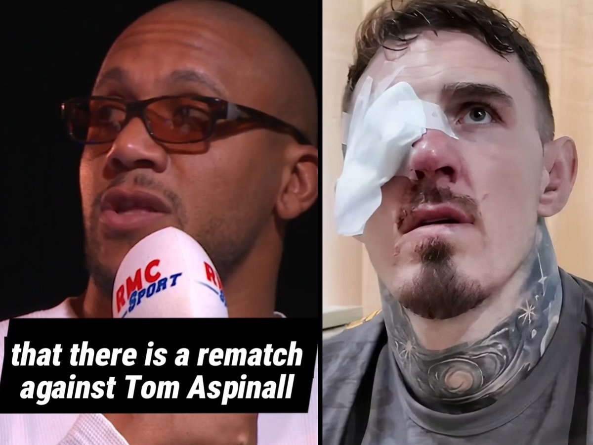 🚨🇫🇷Ciryl Gane is not sure that his next fight will be against Tom Aspinall. 🗣“We don't know if there's a rematch against Tom Aspinall, we want it but if tomorrow there's someone else it's ok” 🗣“I'd like a rematch, either against Tom Aspinall or Pereira.” 📽 Via (RMC Sport Combat)