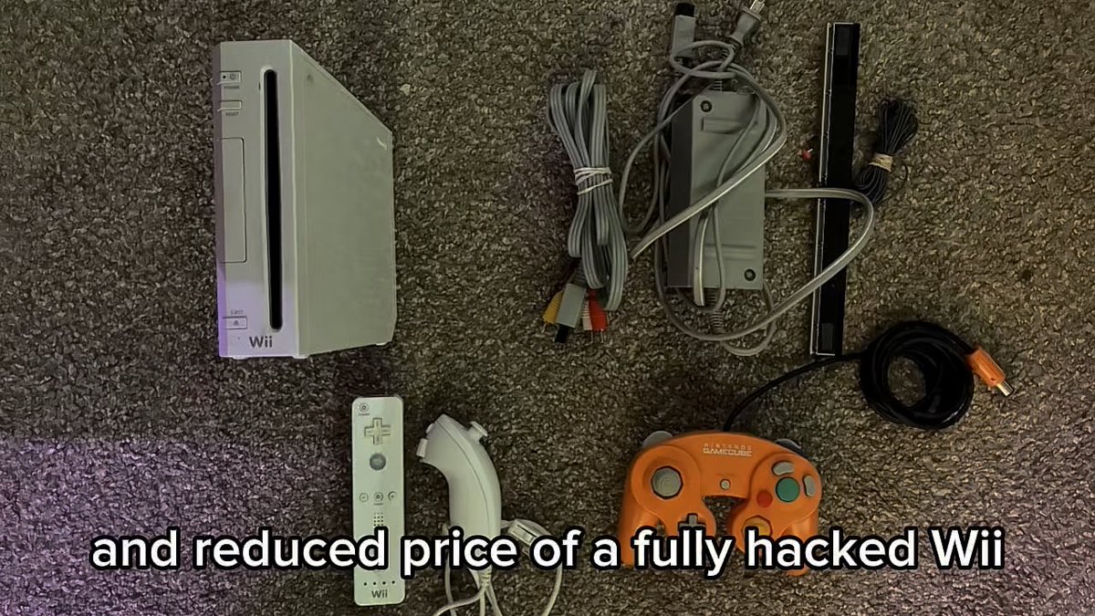 The Hacked Wiis are baaaaaccccckkkk and at a reduced price !! I think most of yall already know the drill but I’ll serve this video as a re-introduction. Hacked Wii, ready to ship (please allow up to 2 weeks shipping): 1 Wii Console 1 Wiimote 1 Nunchuck 1 Gamecube Controller 1 128GB SD Card filled with Gamecube and Wii Games (Curated, All Heavy Hitters) 1 A/V, Power Cord, and Sensor Bar If you’re interested please inbox me here, the first THREE i’m throwing in this TENGA as a freebie. Pricing details in the video Please watch til the end for a cool montage featuring the song matt proxy - DEATH BY BASS
