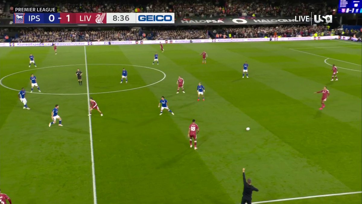 ALEXANDER ISAK AGAIN 🤯 Two goals in under three minutes and Portman Road is STUNNED 😳 🔵 Ipswich Town: 0 🔴 Liverpool: 2 ⏱️ 9’