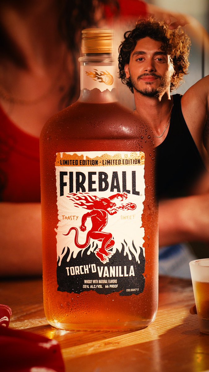 Antonio Cipriano stars in a new ad for Fireball Torch’d Vanilla.