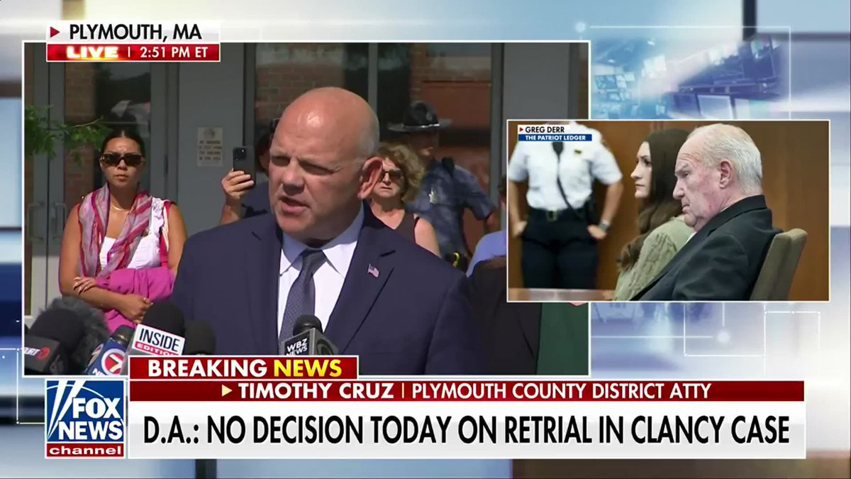 "This case is not about the health care system or about how women are treated in it... This case, however, was about Lindsay Clancy and what she did on January 24th, 2023 and the cruel and calculated killing of three innocents." Plymouth County DA Timothy Cruz defends bringing first-degree murder charges against Clancy after her case ends in a mistrial. Cruz acknowledges the impact postpartum depression has on countless women and their families, but says the investigation did not establish that depression caused the killings.
