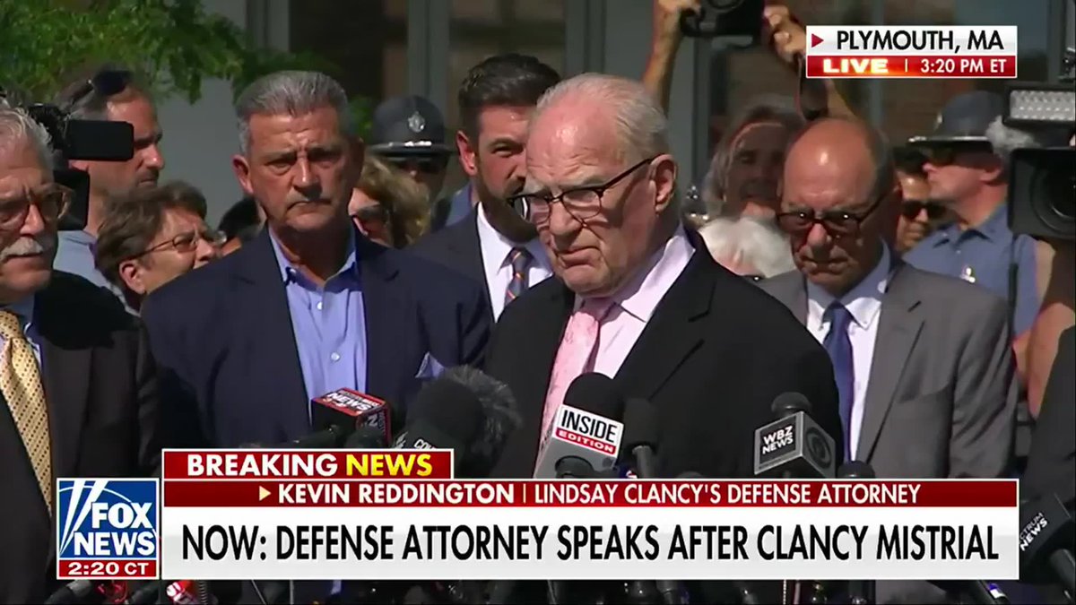 "They know that they were robbed by one man for whatever his agenda was." Lindsay Clancy's attorney Kevin Reddington accuses one juror of costing the rest of the panel seven weeks of their lives and leaving fellow jurors visibly "defeated." "I hope that guy can sleep well at least."