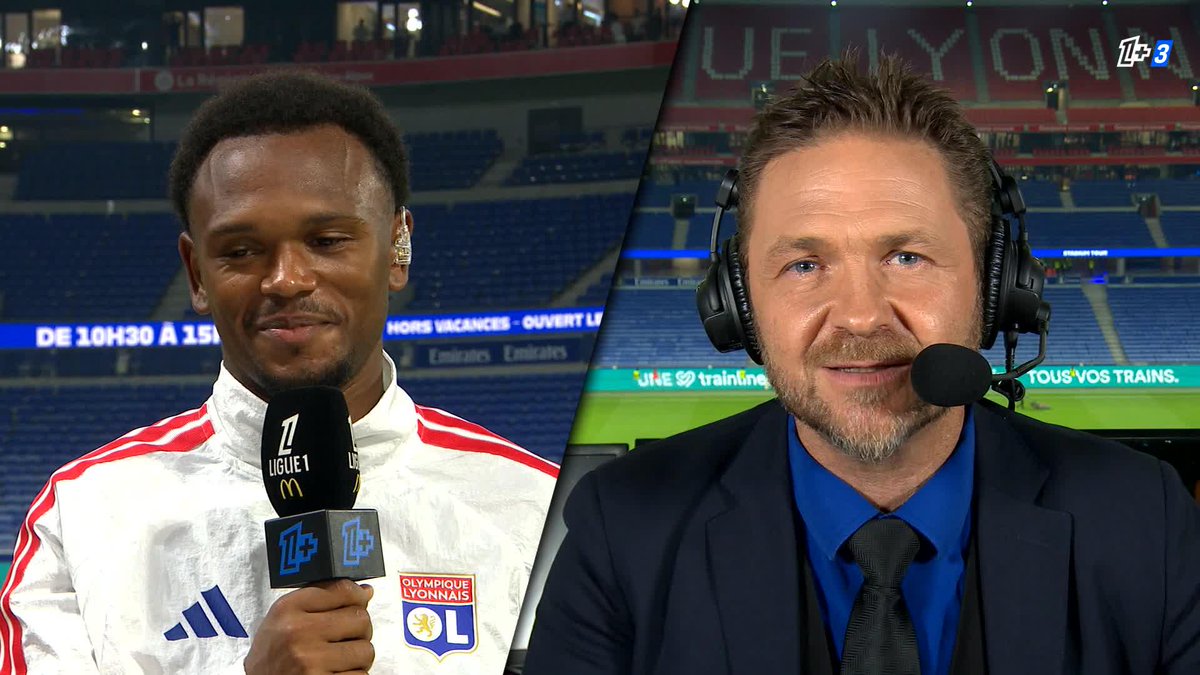 🎙️ Loïs Openda : "Ici je suis épanoui. L'ancien Loïs de 2O22 est toujours là, j'essaye maintenant d'être une meilleure version de moi-même." Le buteur de l'Olympique Lyonnais est en reconquête ! #OLAJA