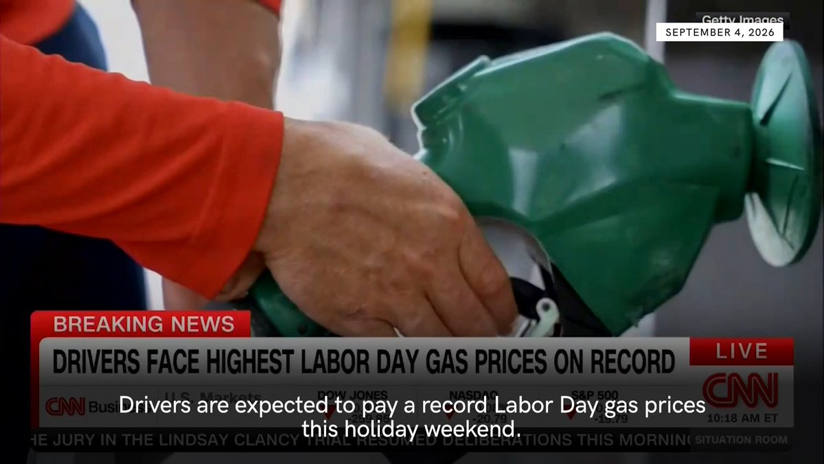 Trump’s Labor Day gift to hard working Americans: Record high gas prices. This is not what Americans want or deserve, and it’s all on Trump.