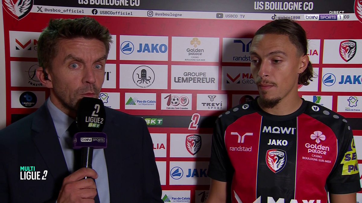 ⚽️ #Ligue2BKT 🗣️ Théo Epailly : « C’était un match avec beaucoup d’occasions, on aurait dû en rajouter un. » #beINLIGUE2