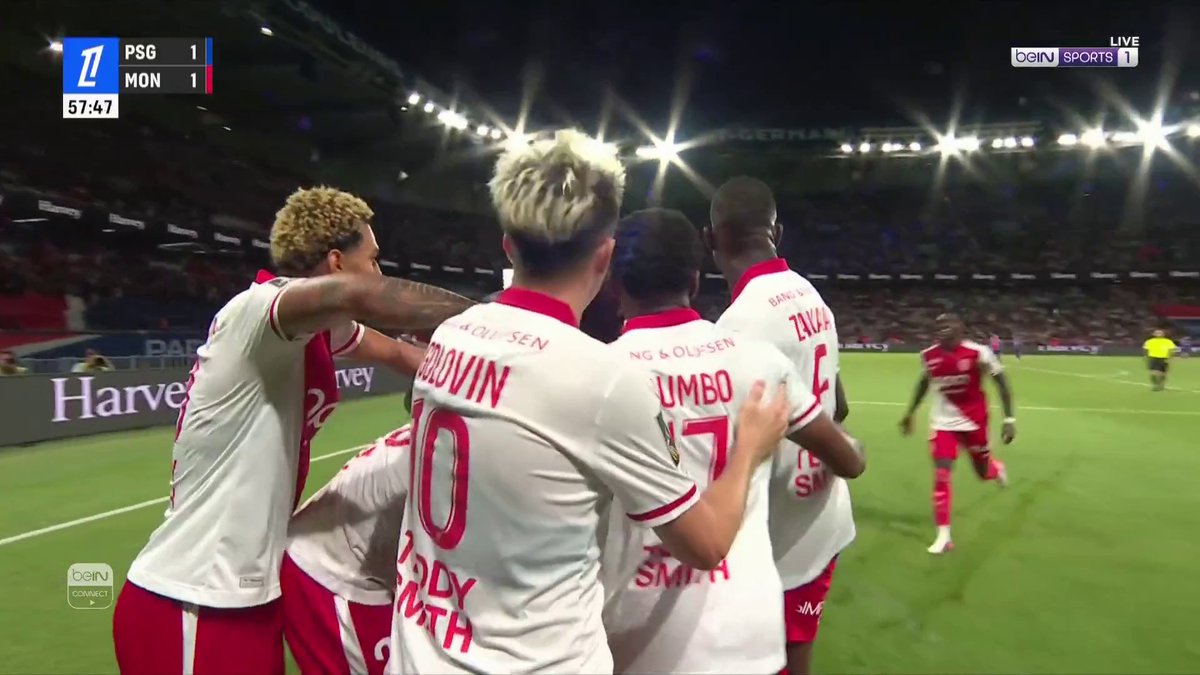 فلافيو نازينهو يُشعل المواجهة ويسجل هدف التعادل لموناكو #الدوري_الفرنسي