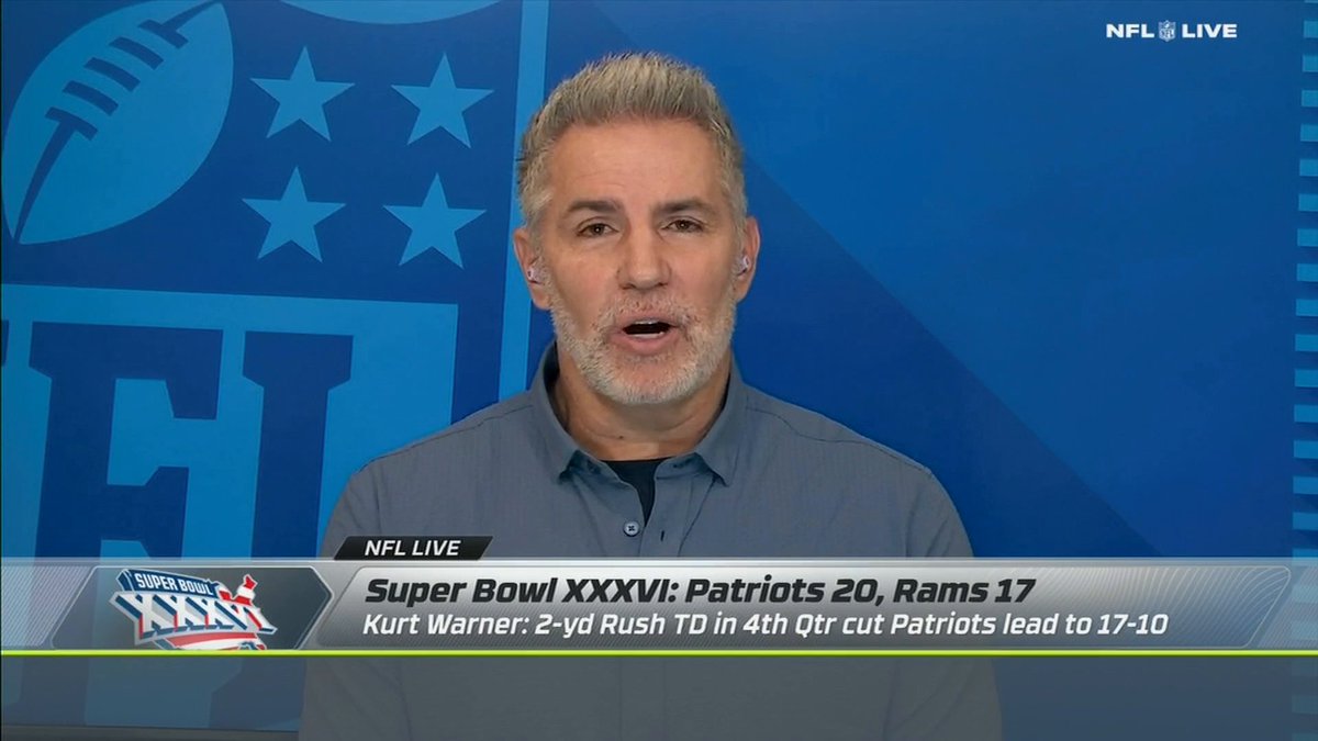 "For a quarterback, it was just a multitude of riches. ... It was so much fun to kind of orchestrate that group with Mike Martz." Hall of Famer Kurt Warner joins NFL Live and speaks on what it was like to lead the Rams to Super Bowl XXXVI 🏈