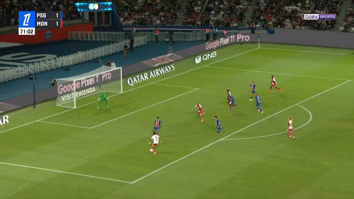 Dar açıdan, çok sert... Muzambo, Monaco'yu Paris deplasmanından çıkarıyor.