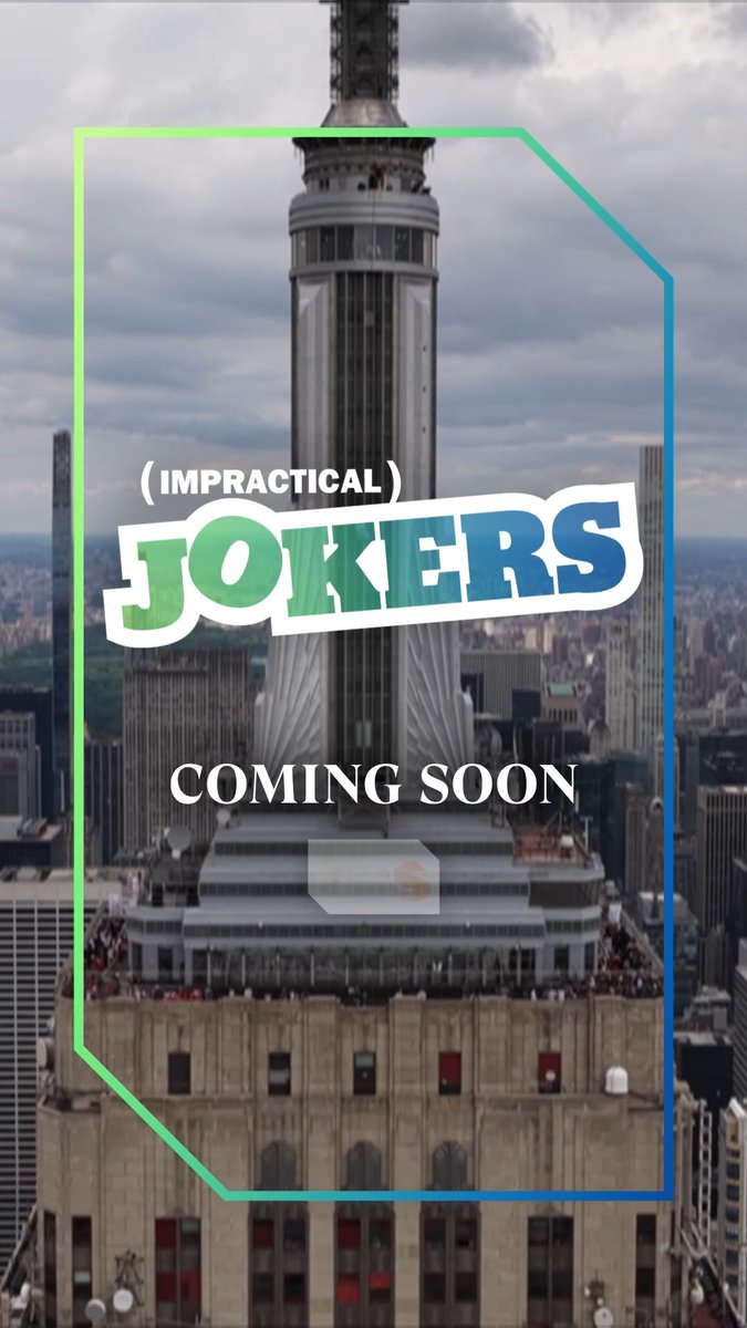 We're taking the show to new heights. Literally. All-new episodes of #ImpracticalJokers coming soon to TBS!