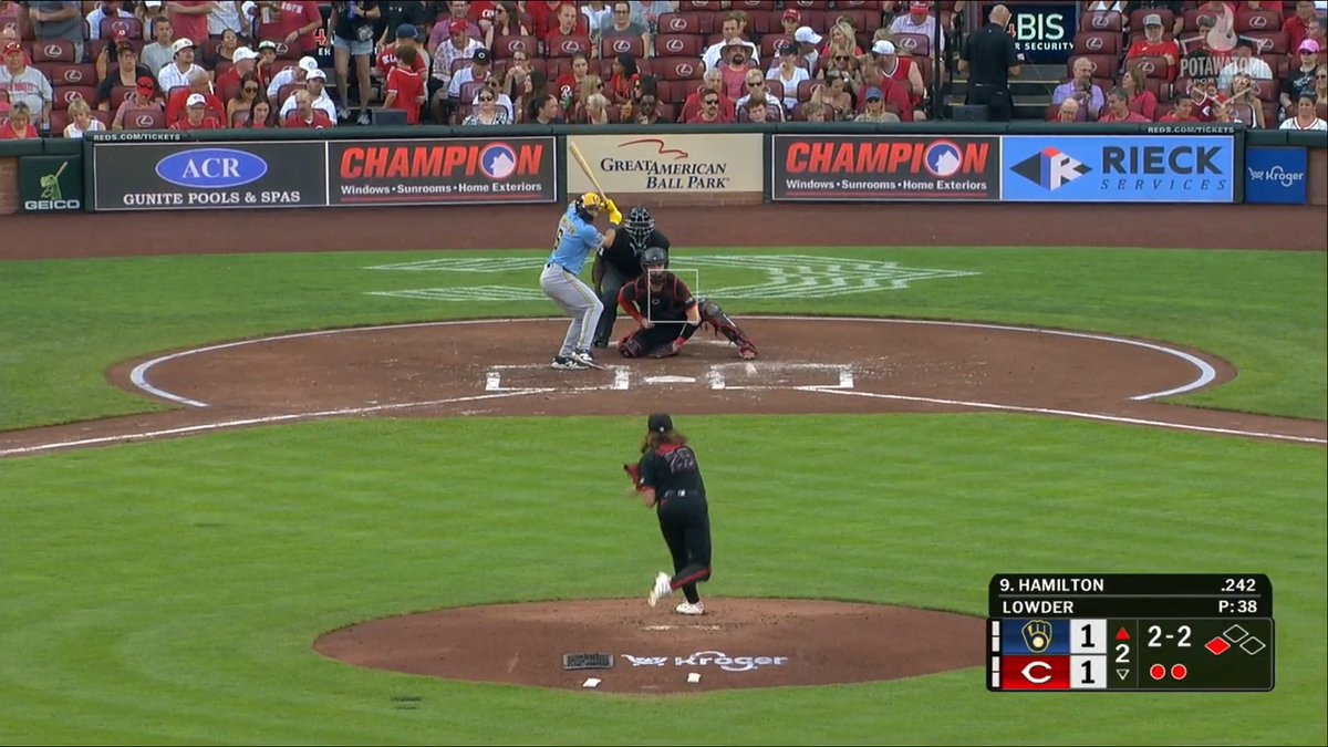 A clutch two-out triple for Hammy gives us the lead