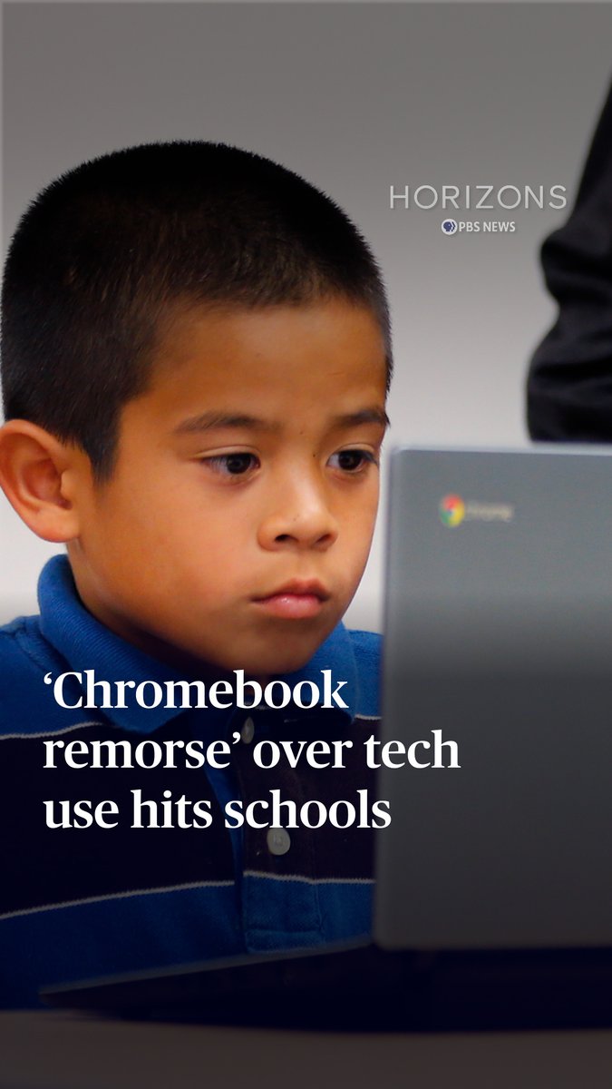 Public schools across the U.S. are pulling back on the amount of tech for students after making classrooms feel like "an office," The New York Times' Natasha Singer (Natasha Singer) says. "Schools felt like they were trying to make schools like offices ... where every worker has their own device and spends most of their day on their device, emailing and writing presentations," she told Horizons host William Brangham. "I think schools are pulling back on that and saying, actually, a classroom is a classroom, it's not a mini business and kids are not mini-entrepreneurs," she added. Horizons from PBS News, dives into the science, health, technology and environmental issues making headlines each week. Visit the PBS News website to watch this week's episode.