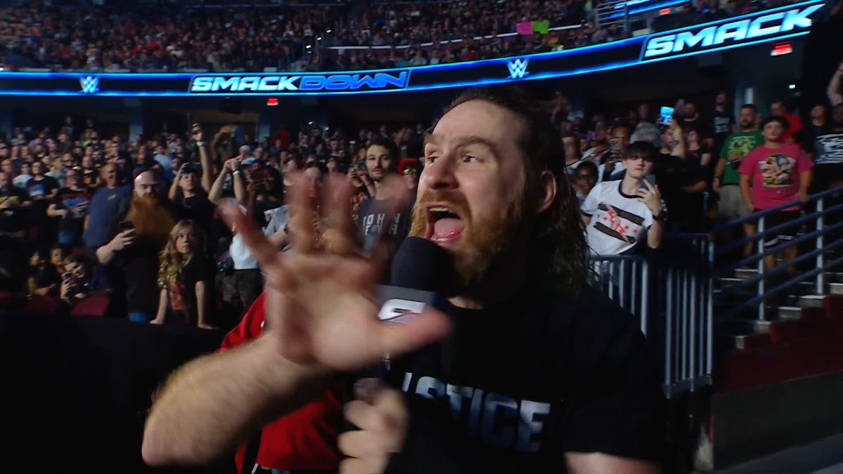 "Nobody gets theirs until I get MINE!" Sami Zayn promises to keep ruining SmackDown until he gets another shot at the WWE Championship... 😅