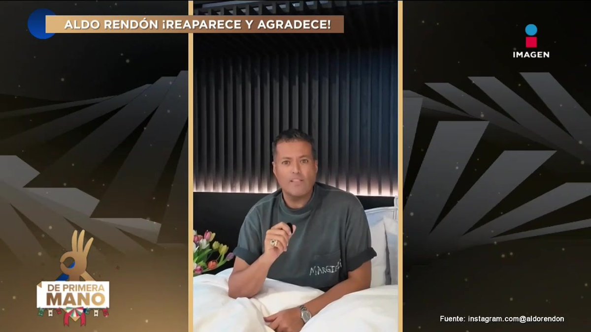 ¡Luis Chaparro REACCIONA a la SALIDA de Aldo Rendón por problemas de salud! Además, el exparticipante del reality reaparece en sus redes sociales #DePrimeraManoTV👌 de lunes a viernes 3 pm por el 3.1 de #ImagenTelevisión: