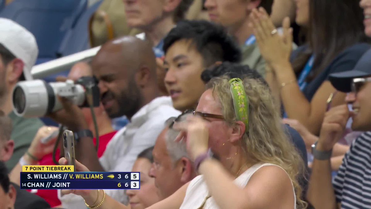 The Williams sisters say 'let's keep playing!' They win the second set tiebreak and force a decider.