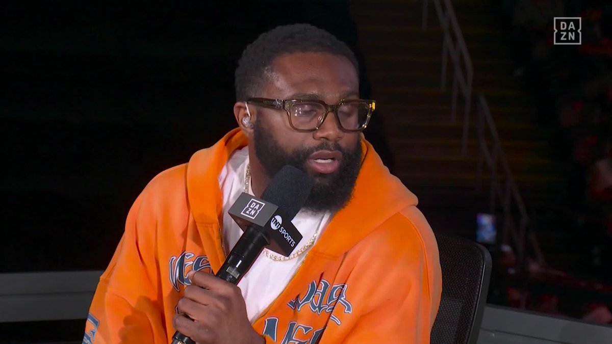 Boots on what's next 👀 #TheFight | #RuizKnyba | Live NOW on DAZN and TNT ▪️