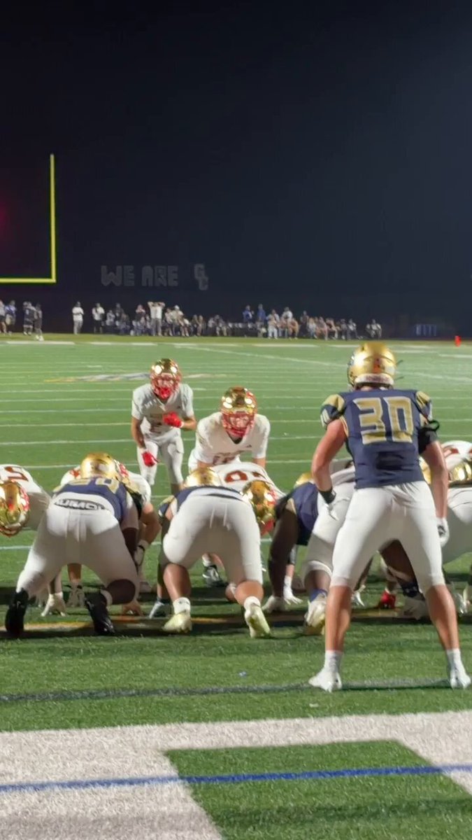 Final play… Tagliaferri up and over, Refs look and look and look… No signal. Game over. Good Counsel 41 Bergen Catholic 39
