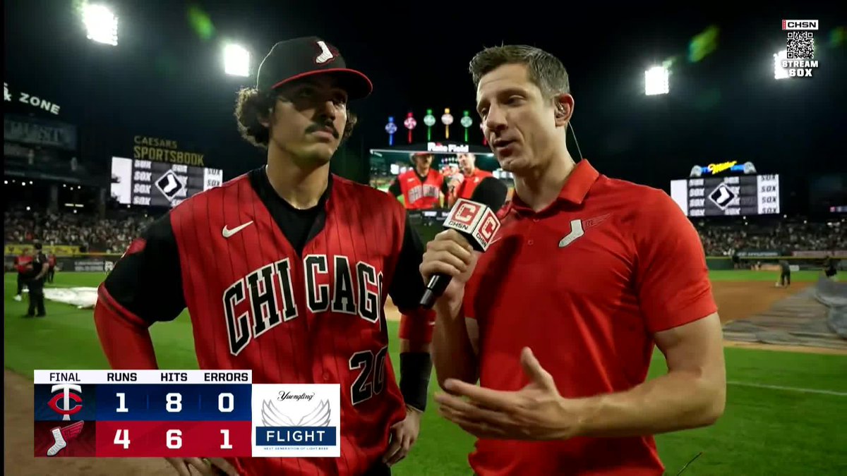 "It feels great, especially being at home in front of these fans, it means a lot for me." Connor McKnight with Miguel Vargas after hitting his 30th HR of the season: