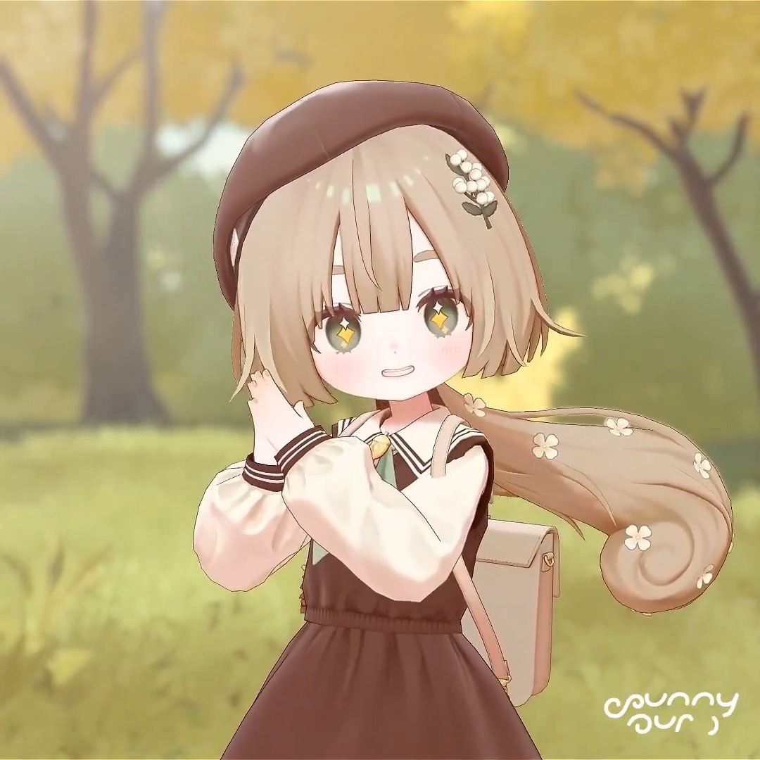 \ギミック紹介/ お友達にどんぐりを渡すことができます🐿️ りこりす同士だと、もらったどんぐりを食べることも…!? #VRChat #こりすのりこりす