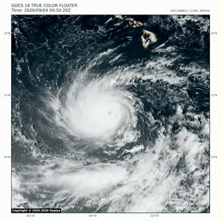 Y con ustedes, el gran huracán mayor Lowell 🌀. Una bestia con vientos sostenidos de 250 kph y una presión en su núcleo de 923mb. Esta aguas afuera al sureste de Hawaii 🇺🇸 rumbo al Pacífico central 🌏. Una muestra más del impactante poder de un super Niño con una temperatura en el Pacífico oriental tropical que cada vez está más caliente.... Spock 🖖
