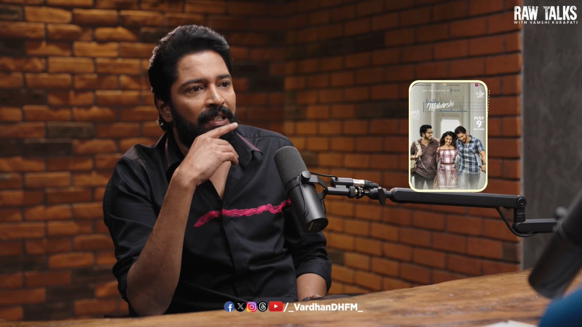 “When I was thinking I needed to change my choice of films, #Maharshi happened. In fact, Superstar Mahesh Babu garu is the first one to suggest me. After its release, many people called me and appreciated my performance” - #AllariNaresh #MaheshBabu | #VamsiPaidipally