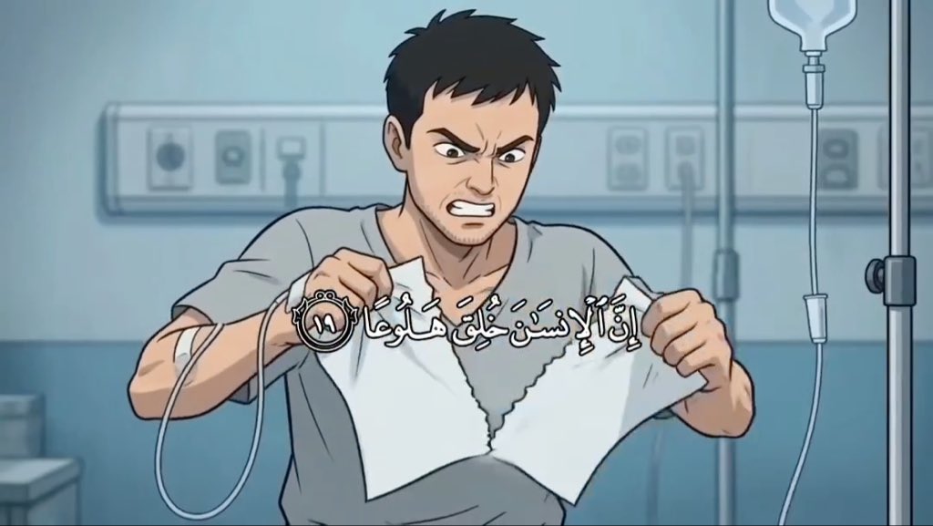 ﴿إِنَّ الْإِنسَانَ خُلِقَ هَلُوعًا﴾