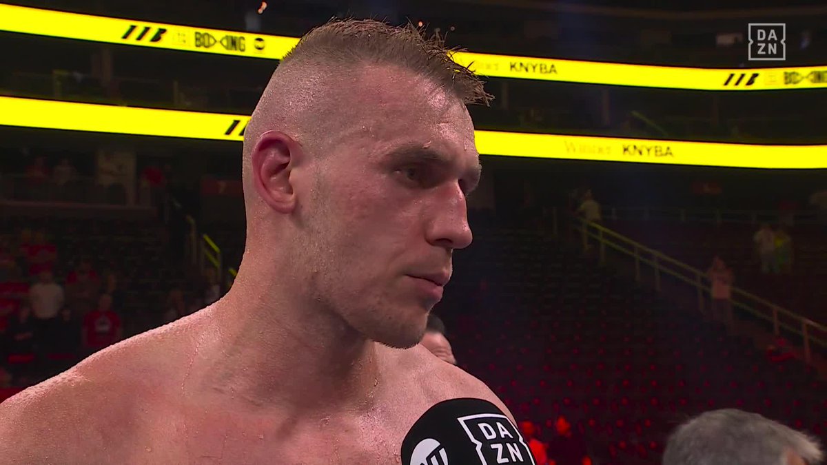 Knyba wants a rematch with Kabayel 👀 #TheFight | #RuizKnyba ▪️