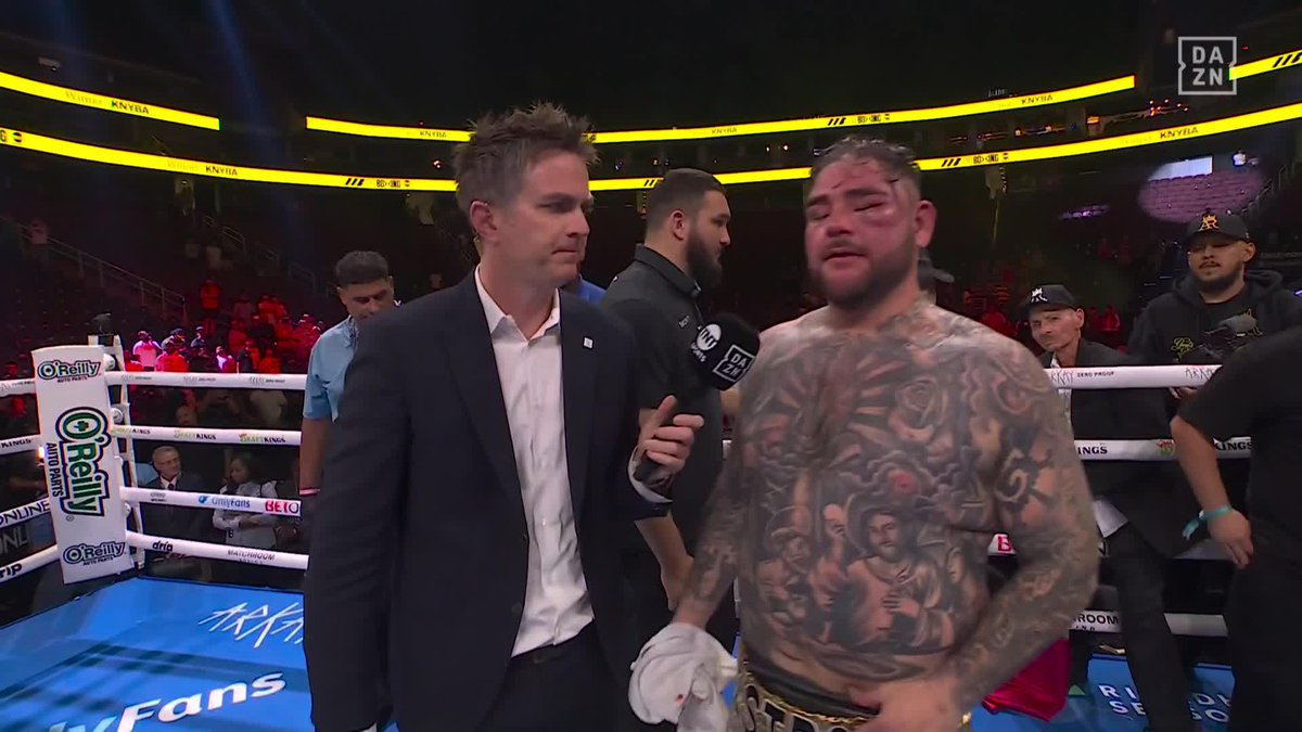 Andy says he's NOT done 👀🔥 #TheFight | #RuizKnyba ▪️
