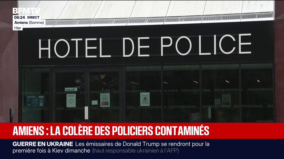 💬 "Moi j'ai bu ça, de la merde, il n'y a pas d'autres mots" ➡️ À Amiens, des policiers intoxiqués par l'eau du robinet de leur commissariat