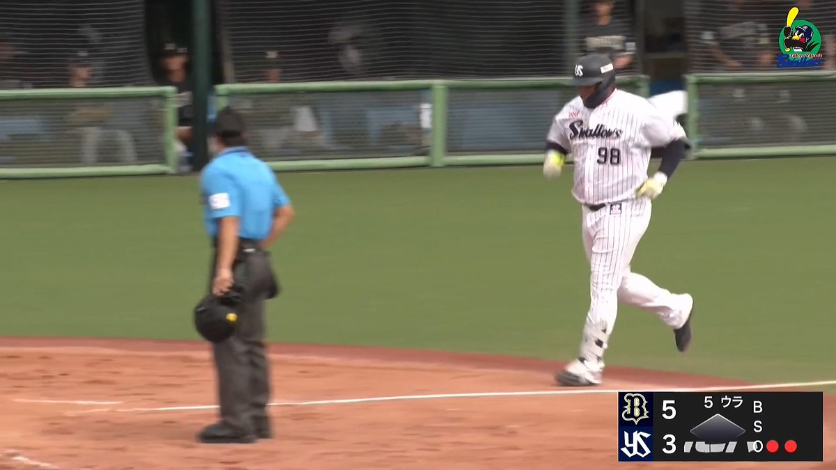 外野は見送るだけ 打った瞬間の確信弾 セデーニョ ファーム第4号ホームラン ⚾️ヤクルト×オリックス（ファーム） #イージースポーツ #swallows #だったらDAZN