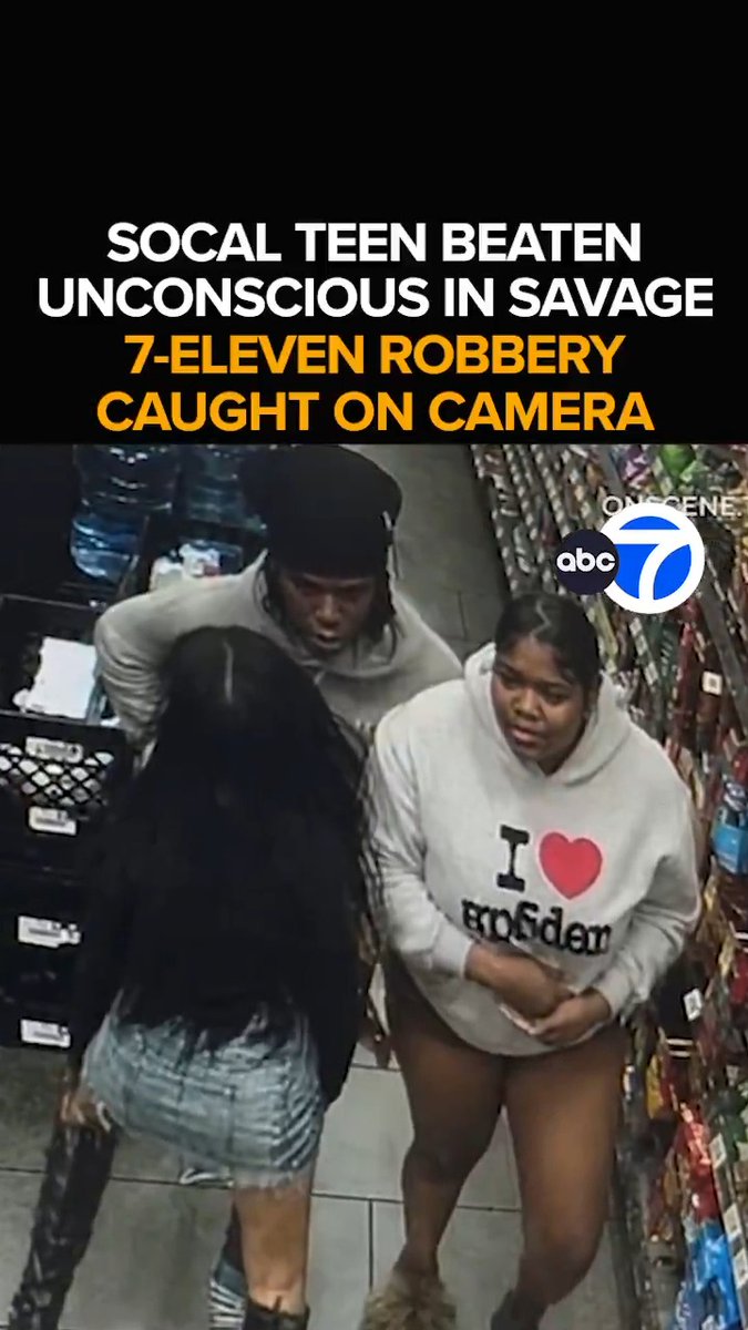 A local teen is beaten unconscious in a violent Hollywood 7-Eleven robbery. Now, police want you to take a good look at the suspected robbers' faces as they try to identify them. The new video and search for the violent attackers. Tonight at 11 from ABC7.