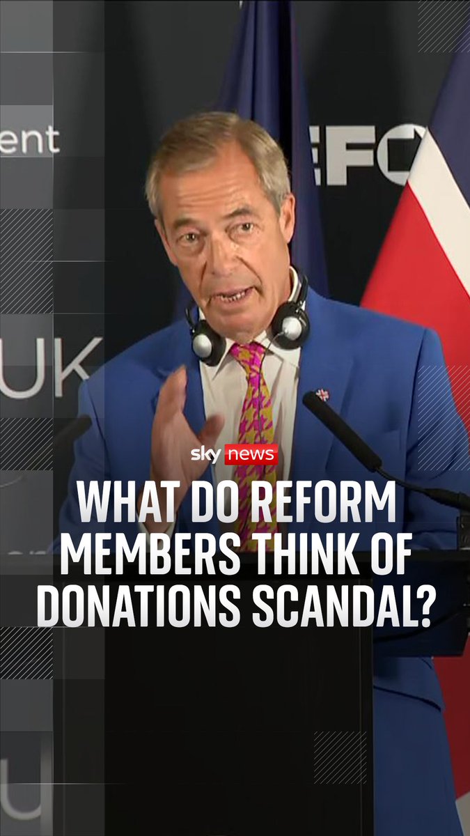 Reform UK's annual party conference has been overshadowed by allegations that two senior aides arranged for a U.S. company to fund three polls for the party, at the cost of £32,500. The two aides, James Orr and Dan Jukes, have stepped down from the party. Sophy Ridge speaks to Reform UK members to hear their thoughts about the scandal. 🔗