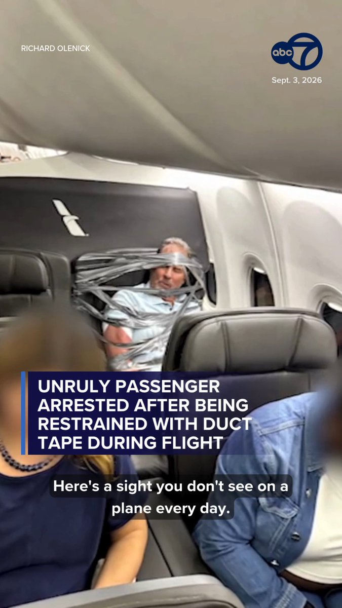 Two passengers used zip ties and duct tape to restrain a man who allegedly became unruly aboard an American Airlines flight Thursday night, forcing the plane to divert to Baltimore. The 67-year-old Arizona man was arrested after landing.