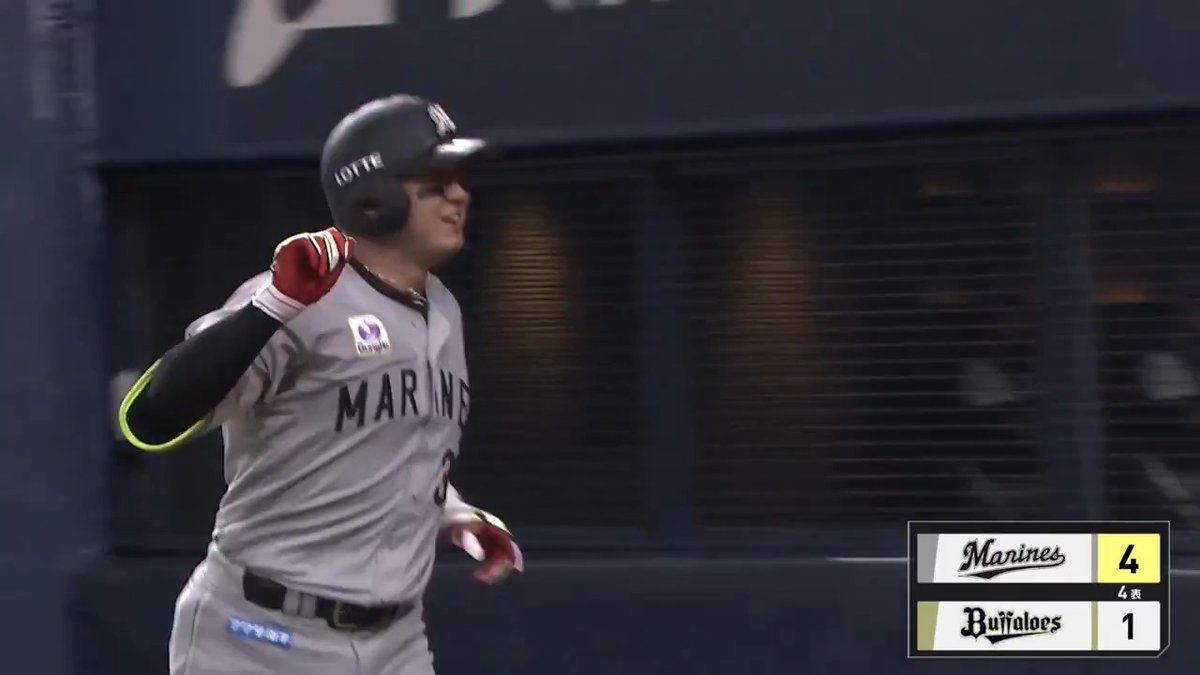 ライトスタンド一直線💪 千葉ロッテ 佐藤都志也 選手の第15号ソロホームラン🌈