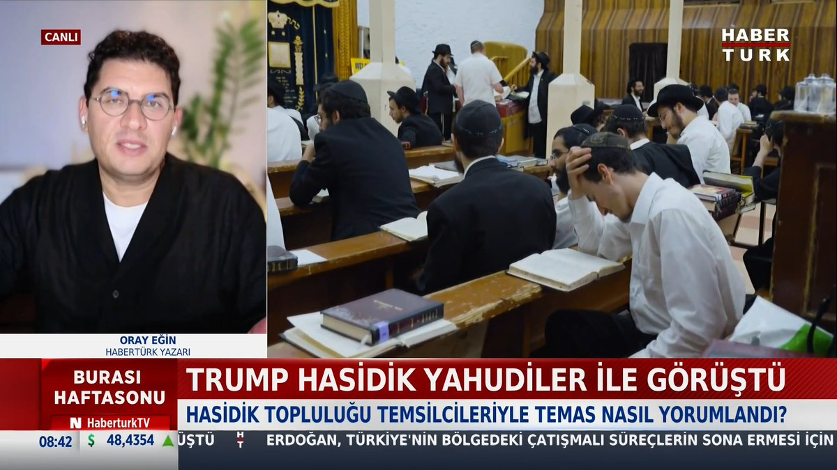 📌Donald Trump, Hasidik Yahudiler ile görüştü Habertürk Yazarı Oray Egin #BurasıHaftasonu'nda değerlendirdi.