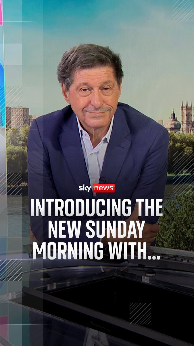 Broadcasting veteran Jon Sopel is welcoming back Sky's Sunday Mornings. Tune in at 8:30 tomorrow morning to see him putting Business Secretary Johnathan Reynolds, shadow chancellor Andrew Griffith and Reform's Robert Jenrick through their paces. 📺