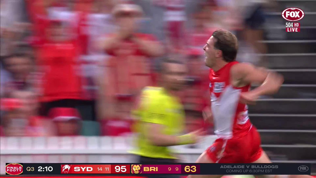 ERROL GULDEN, HOW GOOD ARE YOU?! 🦢🔥 📺 Watch #AFLFinals on Ch.504 or stream on Kayo: ✍️ BLOG 🔢 MATCH CENTRE