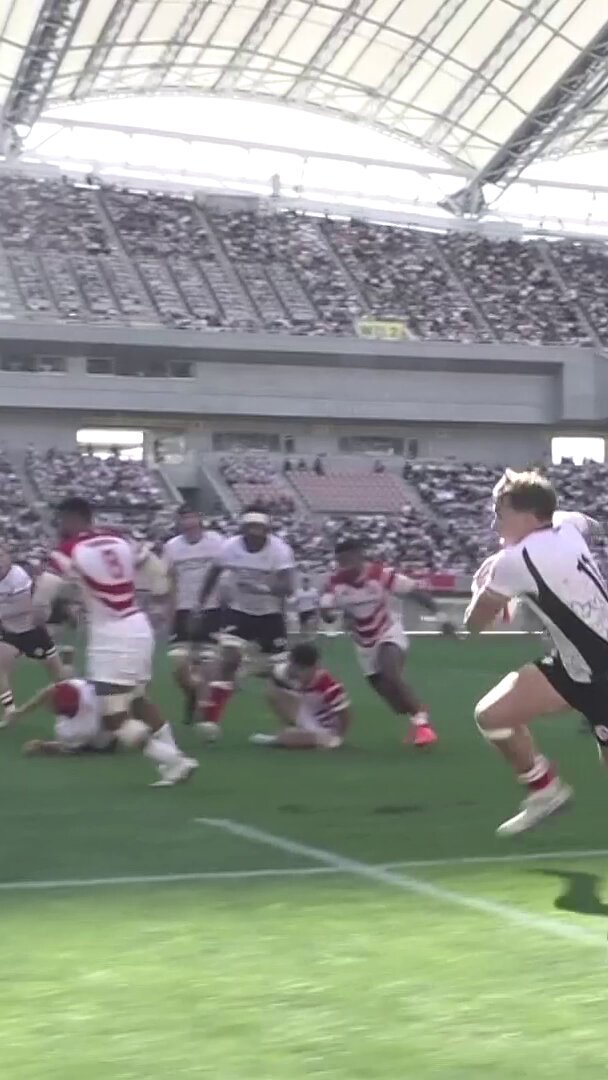 🕰️29分 後ろから追いかけて強烈ドミネートタックル💥6番FL ベン・ガンター選手 🏉リポビタンDチャレンジカップ2026 ⚔️日本代表 vs カナダ代表 🗓️9/5(土)14:50キックオフ 🏟️デンカビッグスワンスタジアム(新潟県) 📺放送：日本テレビ系全国ネット、J SPORTS 1 📡配信：Hulu、J SPORTSオンデマンド #ラグビー日本代表 #JPNvCAN