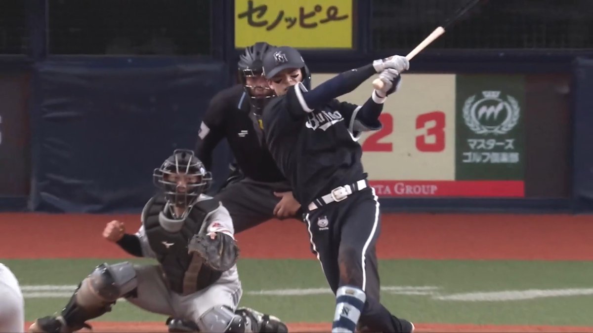 土壇場で同点に追いつく💪 オリックス 中川圭太 選手のタイムリーヒット👏