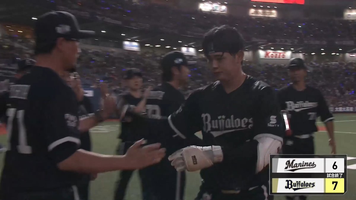粘り勝ち✨ オリックス 太田椋 選手のサヨナラタイムリーヒット‼️