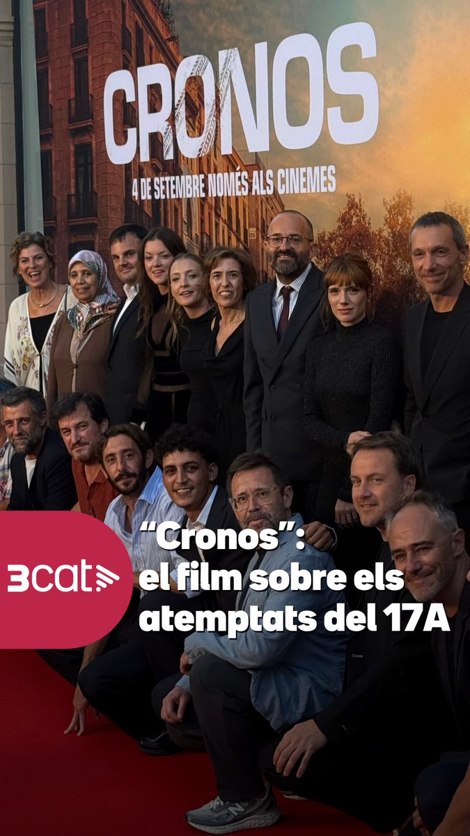 “Havíem de ser molt respectuosos amb les víctimes.” Els atemptats terroristes que l’agost del 2017 van tenir lloc a Barcelona i a Cambrils són els protagonistes de la pel·lícula “Cronos”, que s’ha estrenat al Gran Teatre del Liceu. El film, coproduït per 3Cat, compta amb testimonis reals i està protagonitzat per actors com Enric Auquer, Mónica López, Pablo Derqui, Diana Gómez o Mima Riera. Ja es pot veure als cinemes, i pròximament a 3Cat. #Cronos3Cat